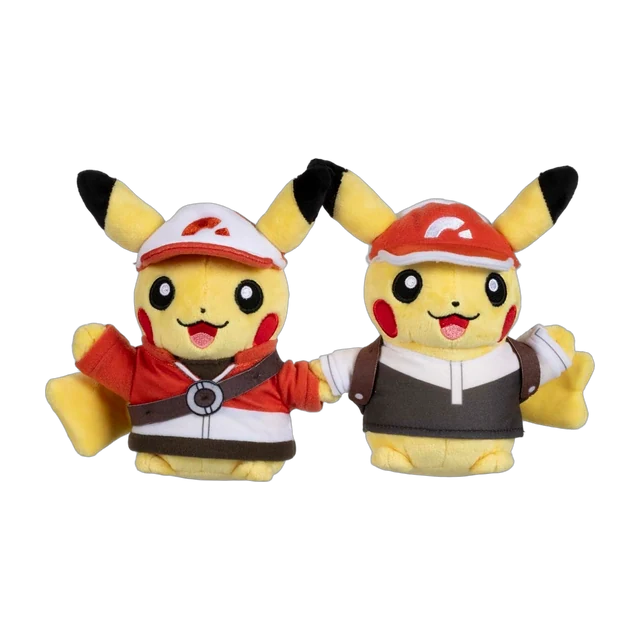 Pokémon Center 2021 USA 25th Celebration Paired Pikachu Celebrations Kanto Region Pikachu Plush