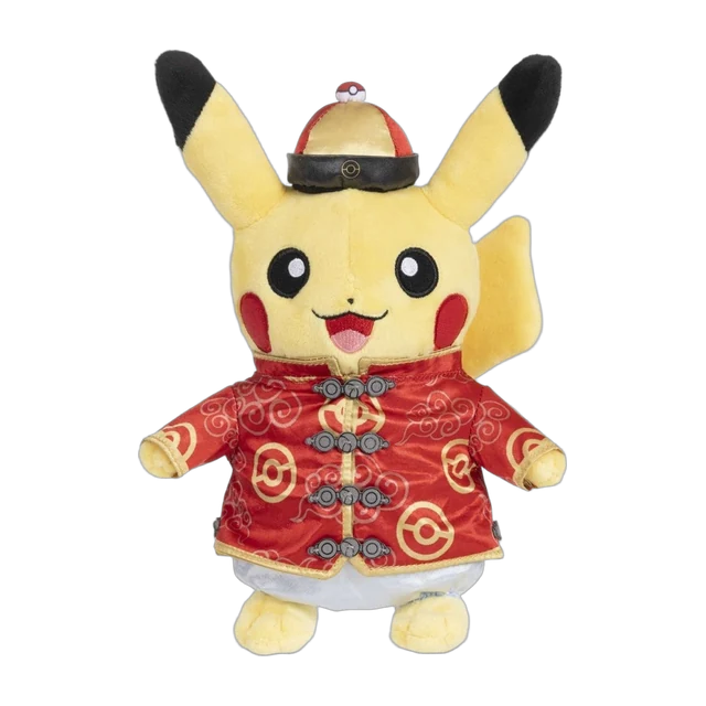 Pokémon Center 2020 Singapore Lunar New Year Pikachu Plush (Male)