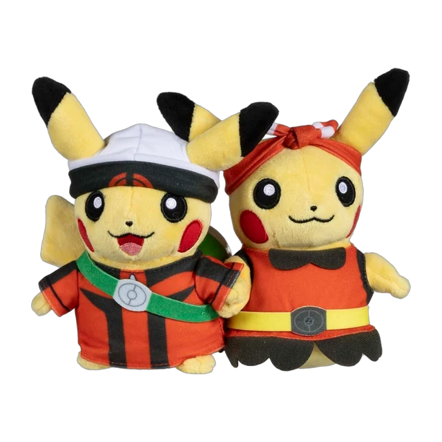 Pokémon Center 2021 USA 25th Celebration Paired Pikachu Celebrations Hoenn Region Pikachu Plush