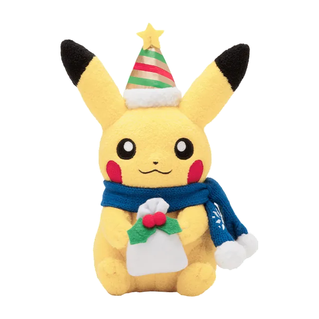 Pokémon Center 2013 Christmas Pikachu Plush