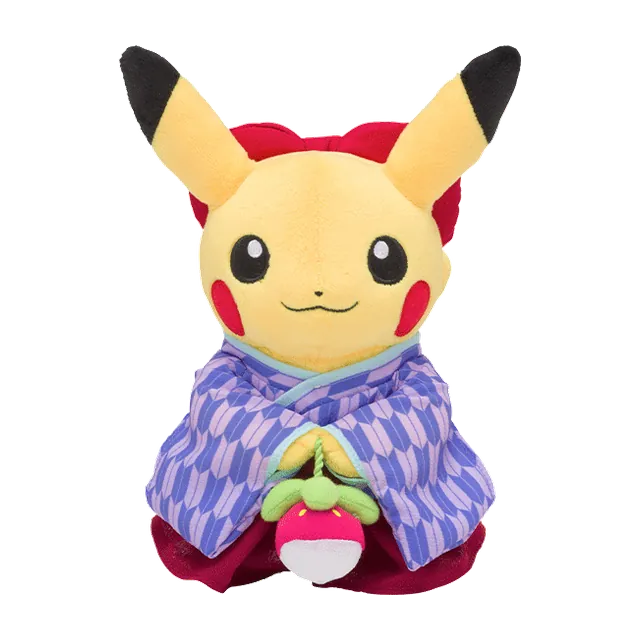 Pokémon Center 2018 Tokyo DX Grand Opening Hakama Pikachu Plush