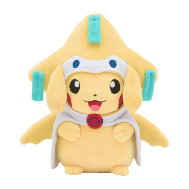 Pokémon Center 2017 Tohoku Renewal Opening Jirachi Poncho Pikachu Plush