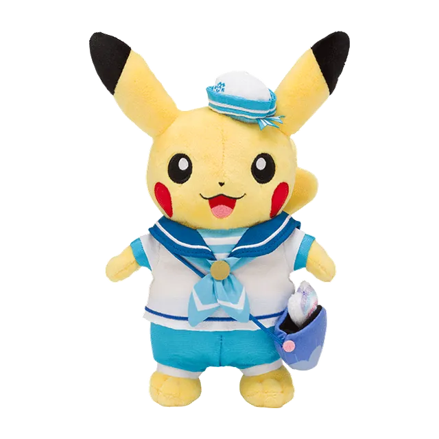 Pokémon Center 2018 Yokohama Renewal Opening Sailor Pikachu Plush (Version 3)