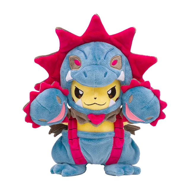Pokémon Center 2018 Kaiju Mania Vol. 1 Hydreigon Poncho Pikachu Plush