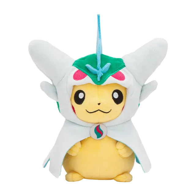 Pokémon Center 2016 Poncho Pikachu #2 Mega Gallade Pikachu Plush