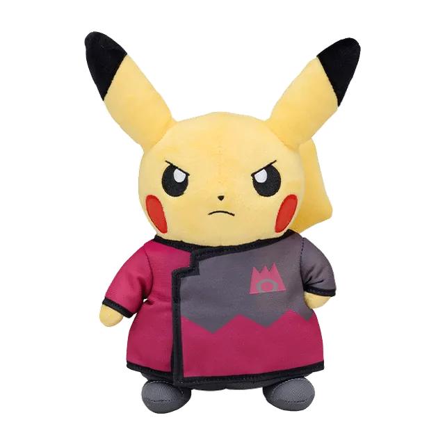 Pokémon Center 2018 Rainbow Rocket Team Magma Maxie Pikachu Plush