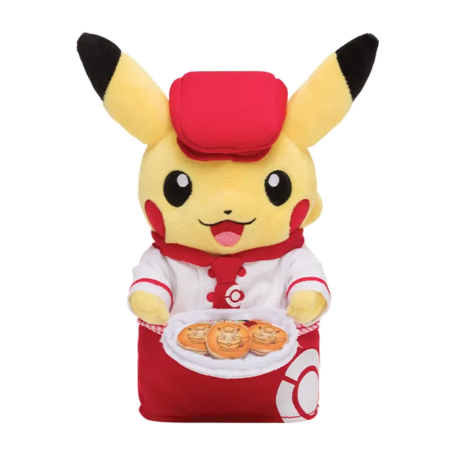 Pokémon Café 2018 Tokyo DX Grand Opening Waitress Pikachu Plush