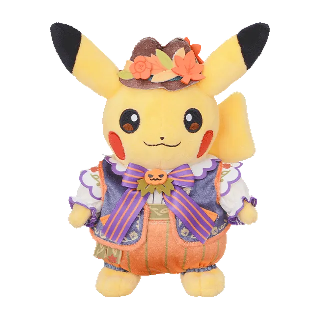 Pokémon Center 2022 Halloween Harvest Festival Pikachu Plush