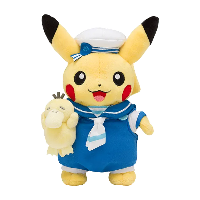 Pokémon Center 2018 Yokohama Renewal Opening Sailor Pikachu Plush (Version 2)