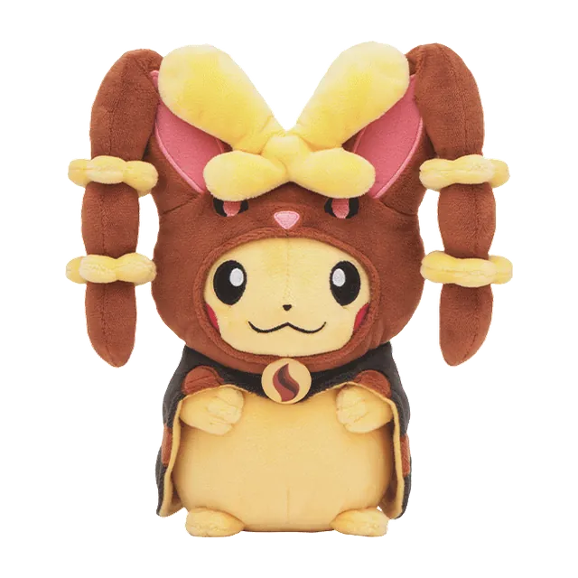 Pokémon Center 2016 Poncho Pikachu #2 Mega Lopunny Pikachu Plush