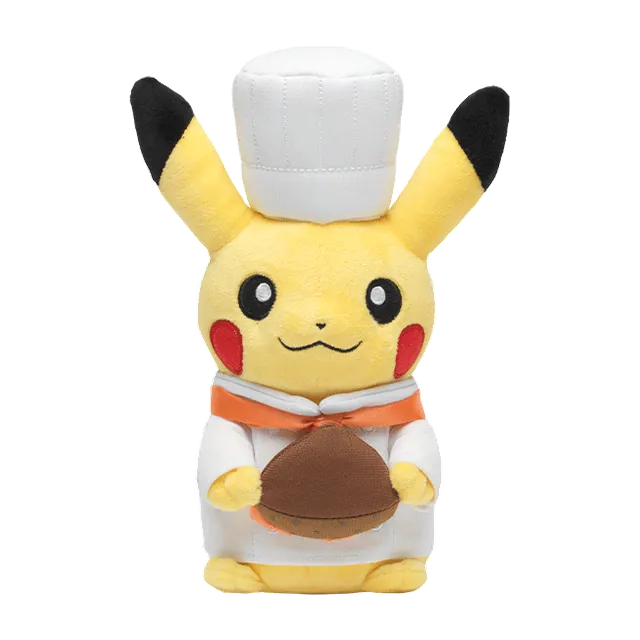 Pokémon Center 2015 Monthly Pikachu September Chef Pikachu Plush