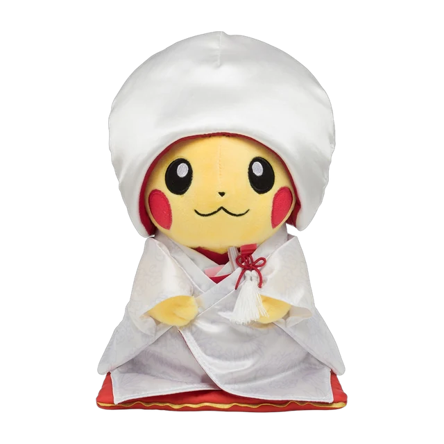 Pokémon Center 2022 Garden Wedding Bride Pikachu Plush (Japanese Style)