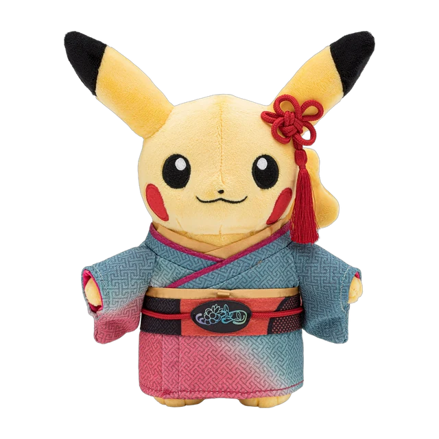 Pokémon Center 2023 Kogei Kimono Pikachu Plush