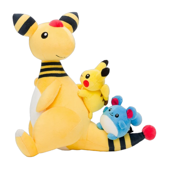 Pokémon Center 2024 Tokyo Bay Grand Re-Opening Ampharos Pikachu Marill Large Plush