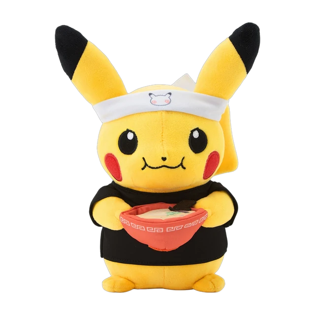 Pokémon Center 2025 Fukuoka Grand Re-Opening Ramen Pikachu Plush