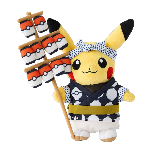 Pokémon Center 2025 Tohoku Grand Re-Opening Kanto Festival Pikachu Plush