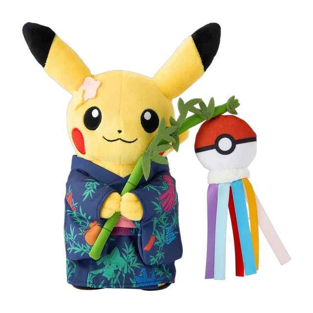 Pokémon Center 2025 Tohoku Grand Re-Opening Tanabata Festival Pikachu Plush