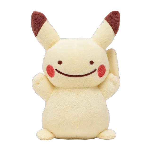 Pokémon Center 2016 Transform Ditto #1 Ditto Pikachu Plush