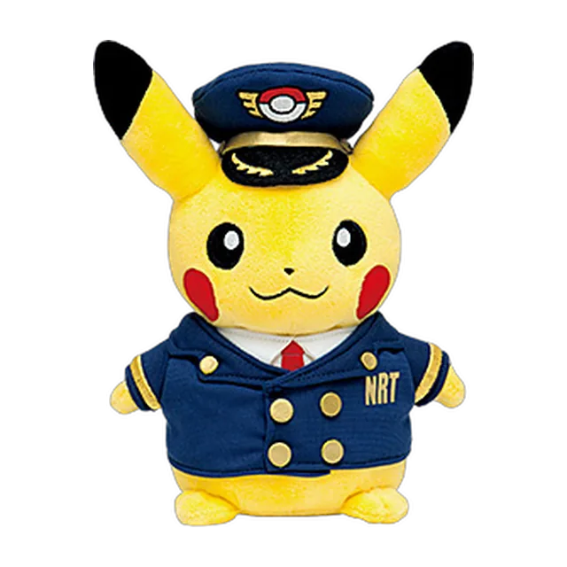 Pokémon Store 2015 Narita Airport Pilot Pikachu Plush