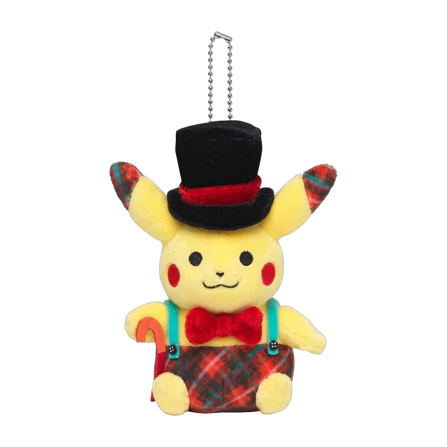 Pokémon Center 2015 Chiku-Chiku Sewing Pikachu Mascot Keychain