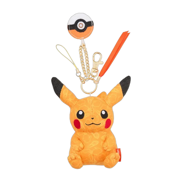 Pokémon Center 2013 BEAMS Shiny Patchwork Pikachu Mascot Keychain