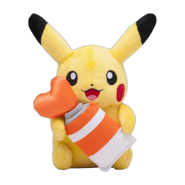 Pokémon Center 2013 Pikachu Oops #1 Pikachu With Paint Plush