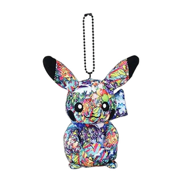 Pokémon Center 2019 Shibuya Grand Opening Graffiti Art Pikachu Mascot Keychain