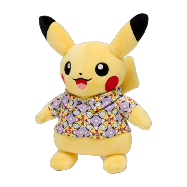 Pokémon 2024 Indonesia Pikachu's Indonesia Journey #4 Flower Batik Pikachu Plush