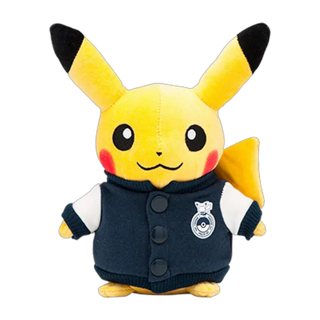 Pokémon Center 2016 College Logo College Logo Pikachu Plush (Blue Version)