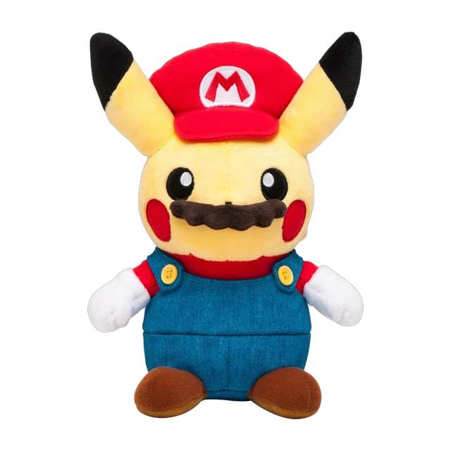 Pokémon Center 2016 Mario Pikachu & Luigi Pikachu Mario Pikachu Plush